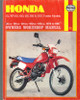 Haynes Manual: Honda XL/XR 80, 100, 125, 185 & 200 2-Valve Models: Owners Workshop Manual