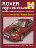 Haynes Manual: Rover 211, 214, 216, 218 & 220 Service and Repair Manual