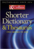 Collins / Shorter Dictionary and Thesaurus (Hardback)