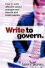 Mary Morel / Write to Govern (Large Paperback)