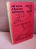 Jack B Yeats - Ah Well | And to You Also - HB ( 2 IN 1 Omnibus Edition 1974)
