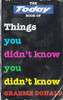Grame Donald / Things You Didn't Know, You Didn't Know (Vintage Paperback)