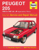 Haynes Manuals / Peugeot 205 Petrol (1983-1997) Service and Repair Manual (Coffee Table Book)
