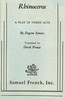 Eugene Ionesco / Rhinoceros: A Play in Three Acts