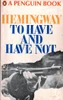Ernest Hemingway / To Have and Have Not (Vintage Paperback)