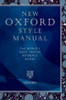 Oxford University Press / New Oxford Style Manual (Hardback)