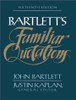 John Bartlett / Familiar quotations; a collection of passages, phrases, and proverbs traced to their sources in ancient and modern literature (Coffee Table Book)