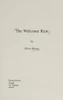 Oliver Murray / The Welcome Rain (Large Paperback)