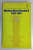 Giles Gordon / Modern Short Stories 2, 1940-1980 (Vintage Paperback)