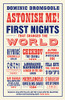 Dominic Dromgoole / Astonish Me! (Hardback)