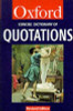 The Concise Oxford Dictionary of Quotations