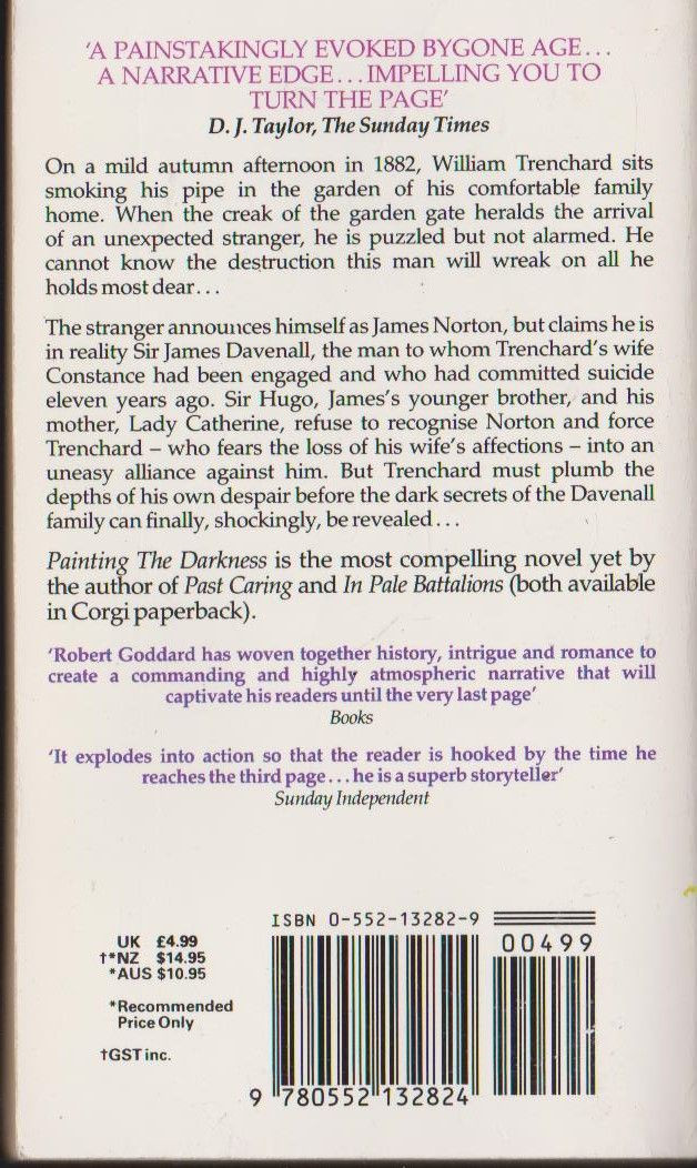 Robert Goddard / Painting The Darkness