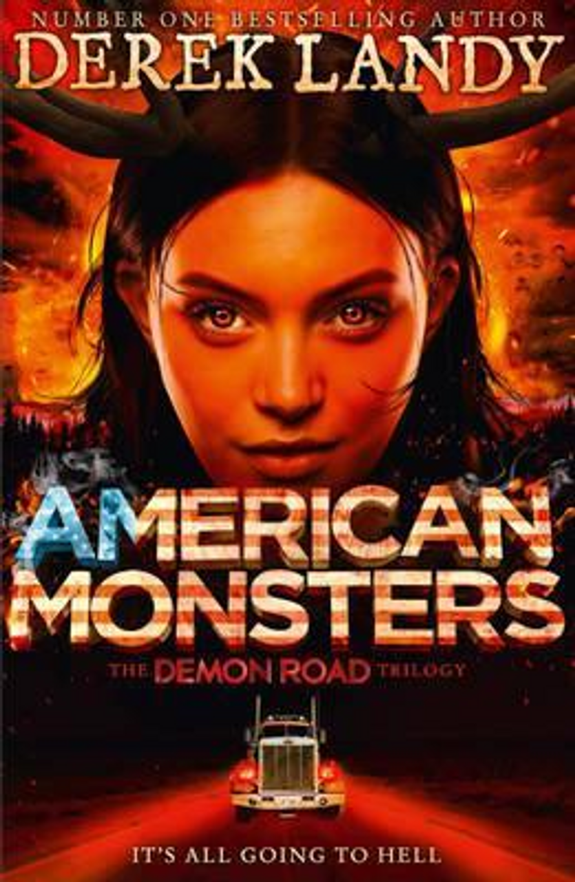 Derek Landy / American Monsters (Large Paperback) ( Demon Road Seres - Book 3 )