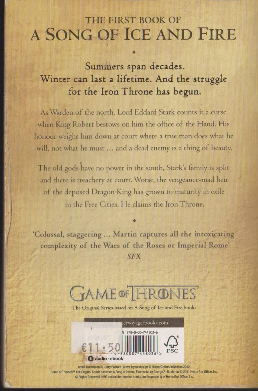 George R.R. Martin / A Game of Thrones ( A Song of Ice & Fire 1)