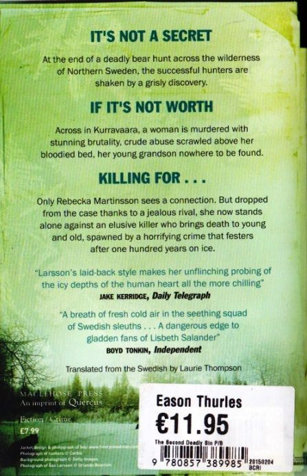 Asa Larsson / The Second Deadly Sin