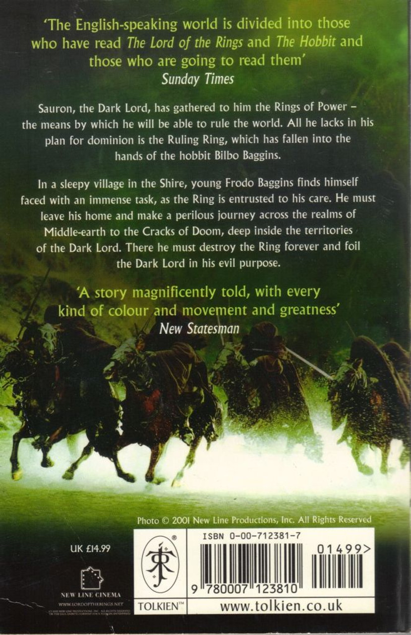J.R.R. Tolkien / The Fellowship ot the Ring (Lord of the Rings - Book 1 )