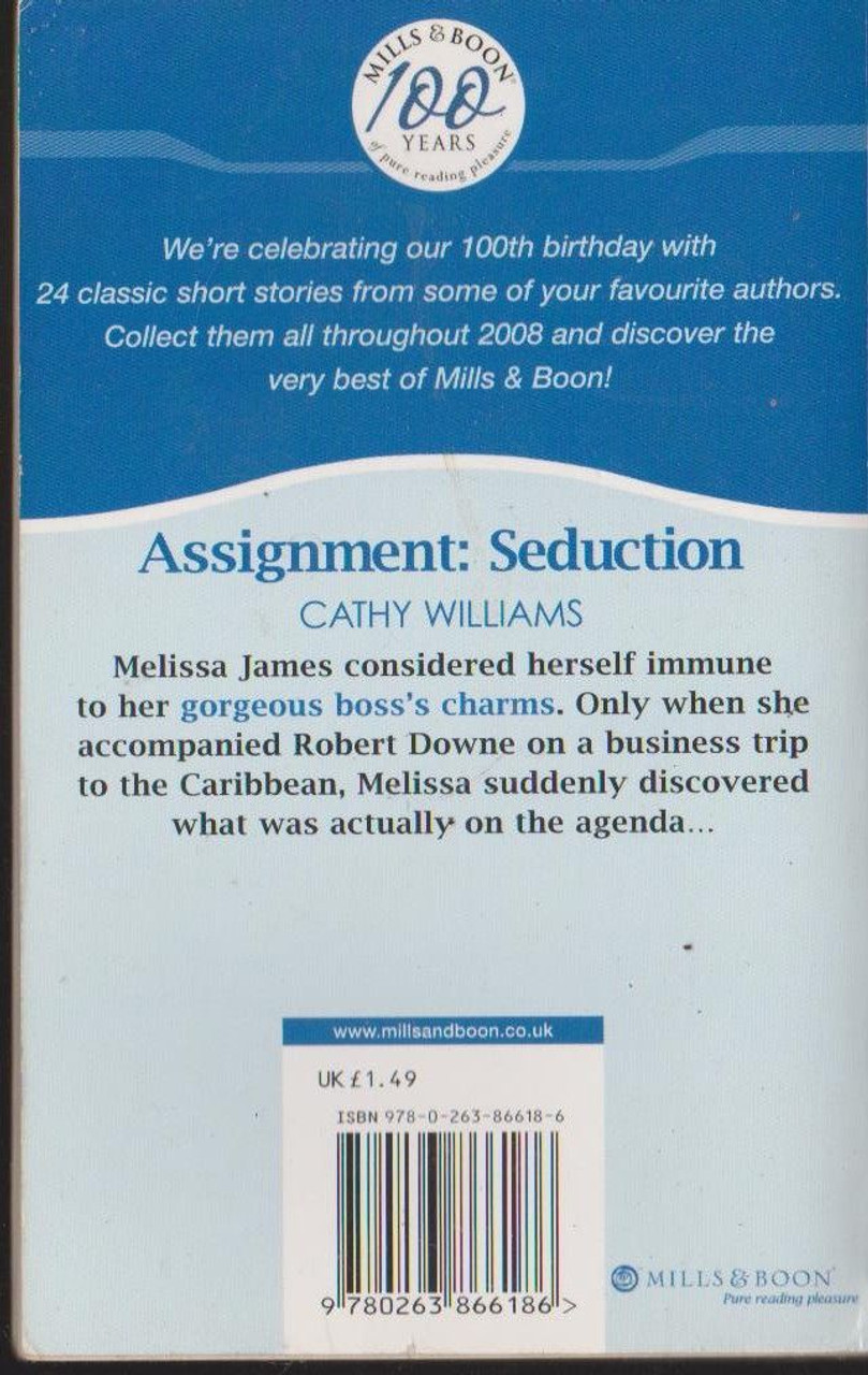 Mills & Boon / 100th Birthday Collection / Assignment: Seduction