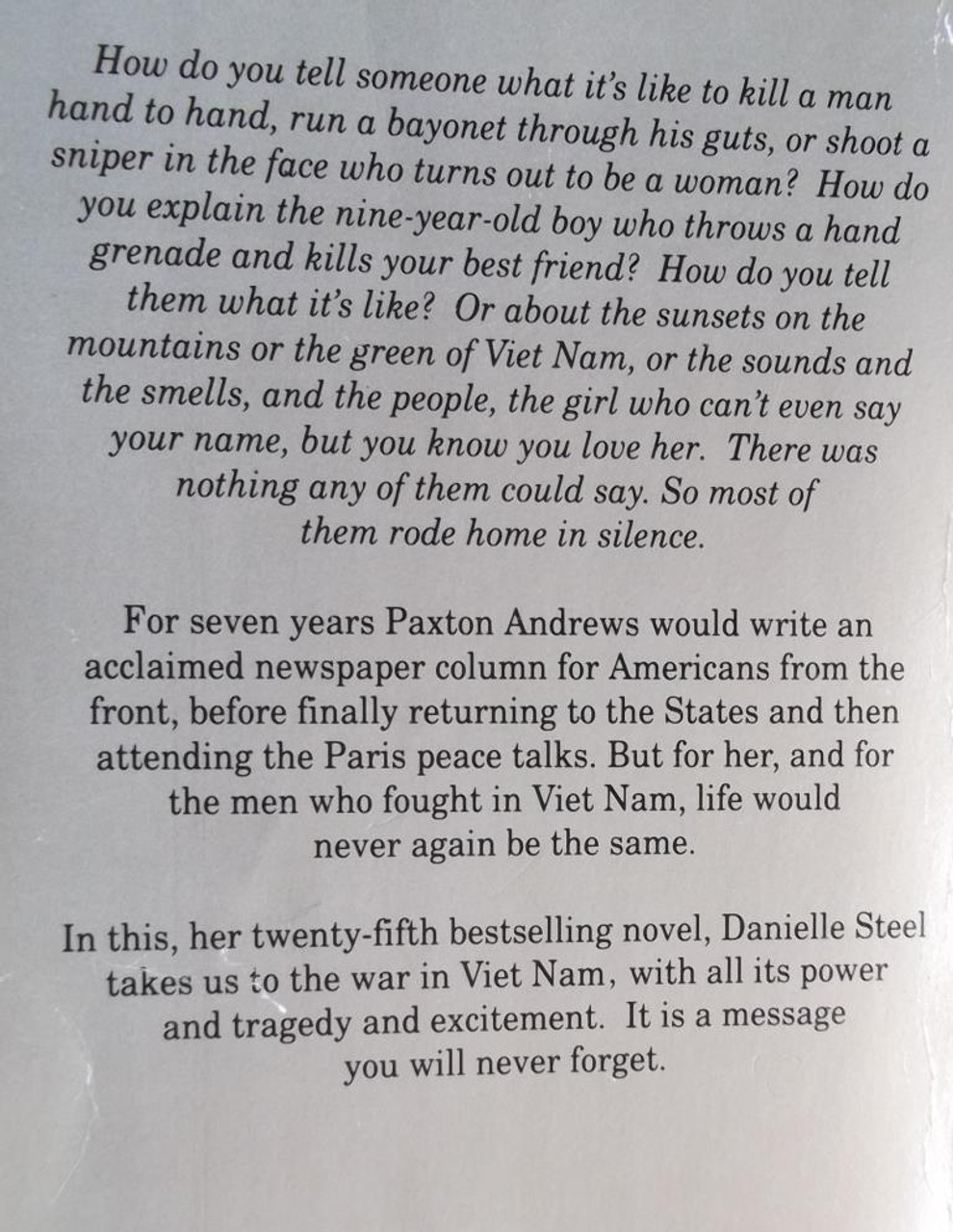 Danielle Steel / Message from Nam Danielle Steel / Message from Nam