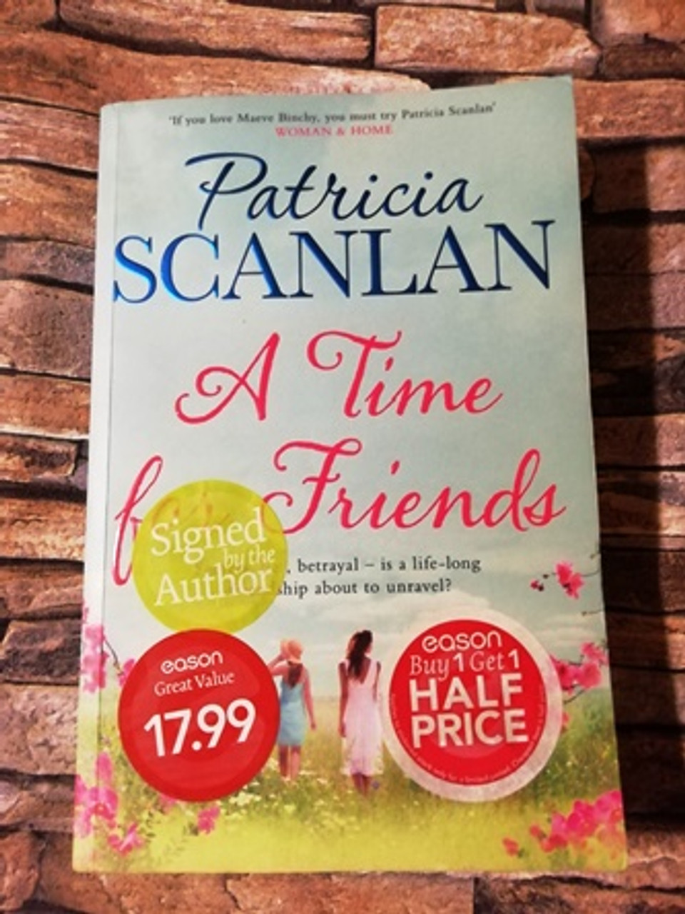 Patricia Scanlan / A Time for Friends (Signed by the Author) (Large Paperback) (2)