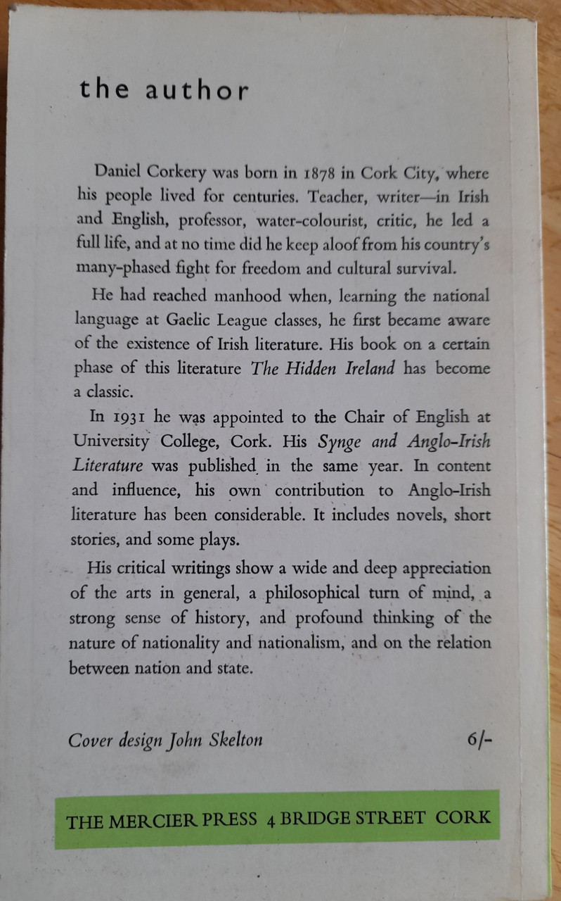 Daniel Corkery - The Stormy Hills - Short Stories - Vintage Mercier Paperback