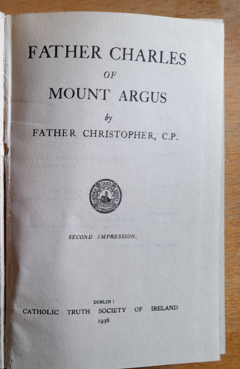 Father Christopher - Father Charles of Mount Argus - HB - 1938