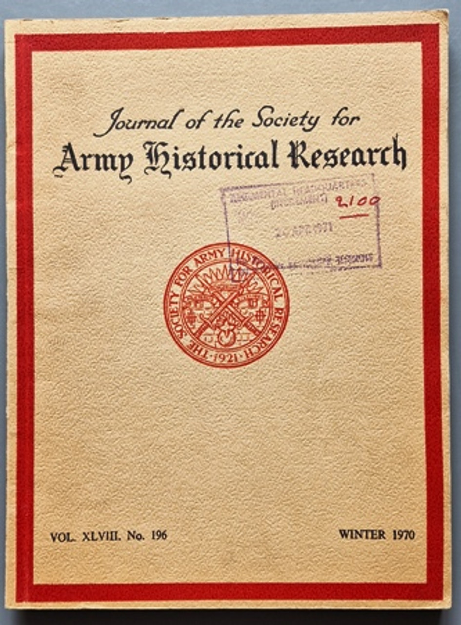 1970 (Winter Volume) Journal Of The Society For Army Historical Research