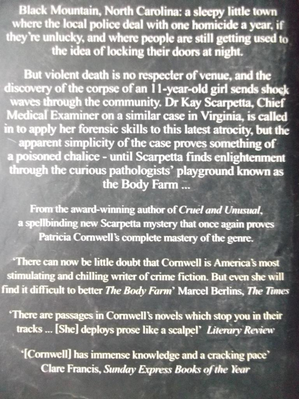 Patricia Cornwell / The Body Farm