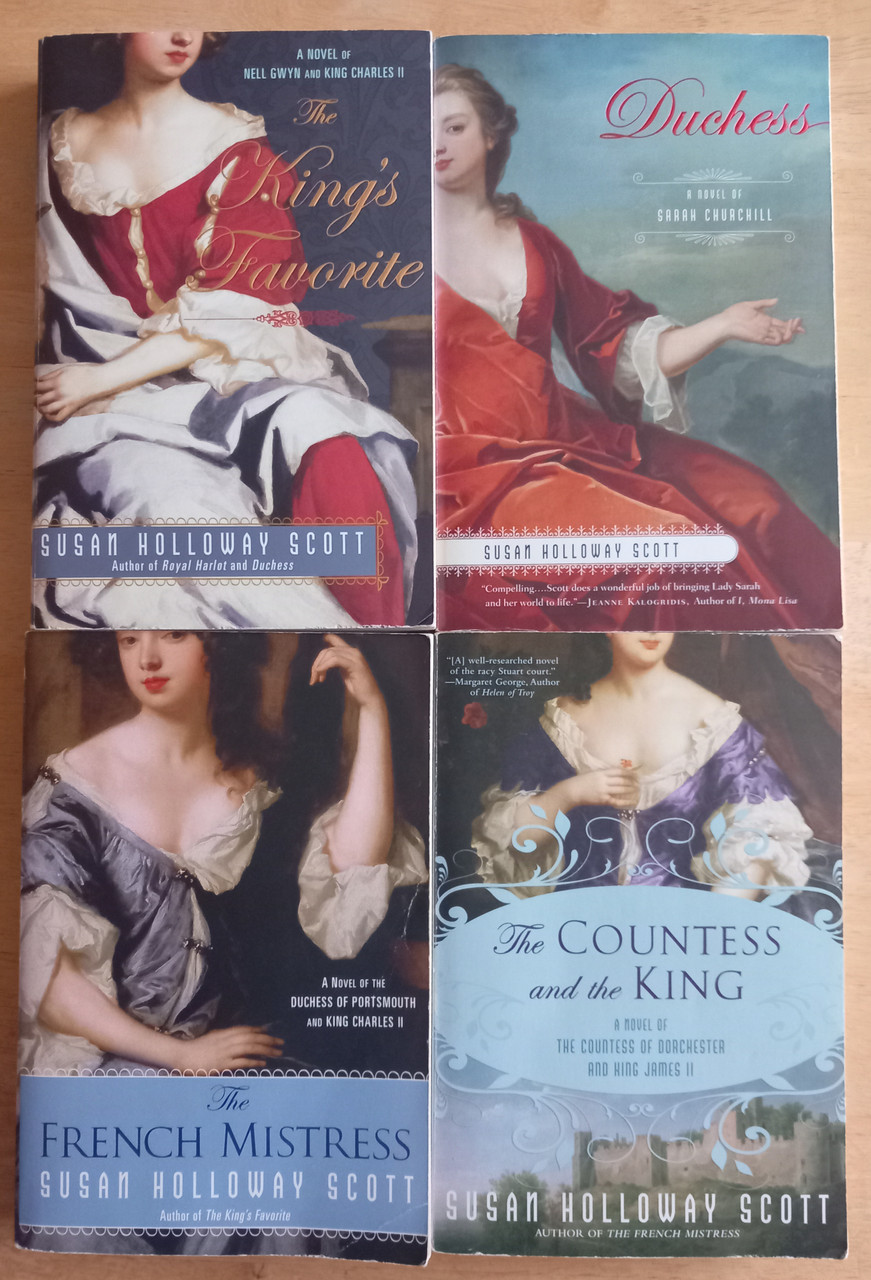 Susan Holloway Scott - 4 Book Collection - The Countess and the King, French Mistress, The King's Favourite, Duchess - 4 X PB