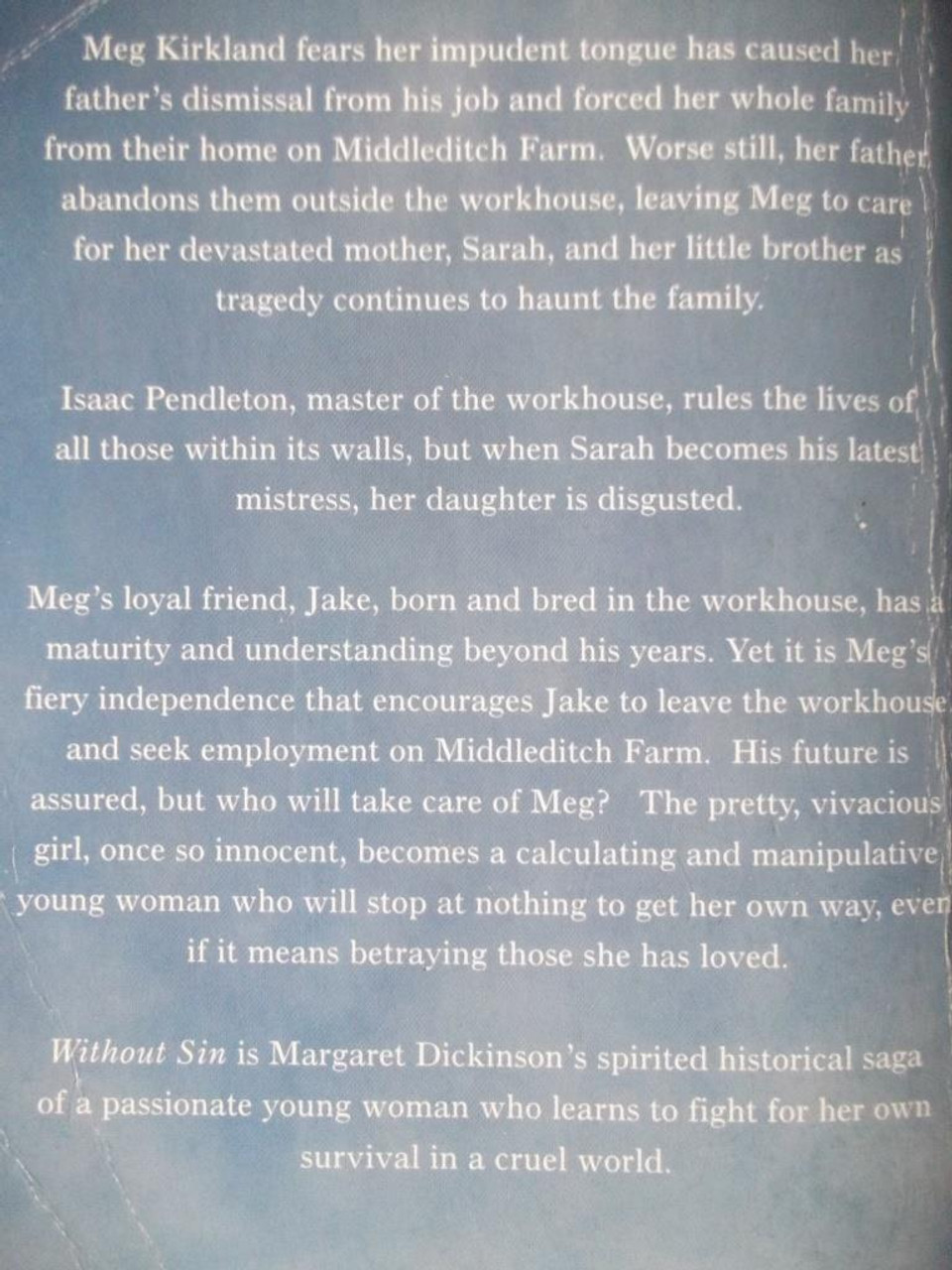 Margaret Dickinson / Without Sin Margaret Dickinson / Without Sin