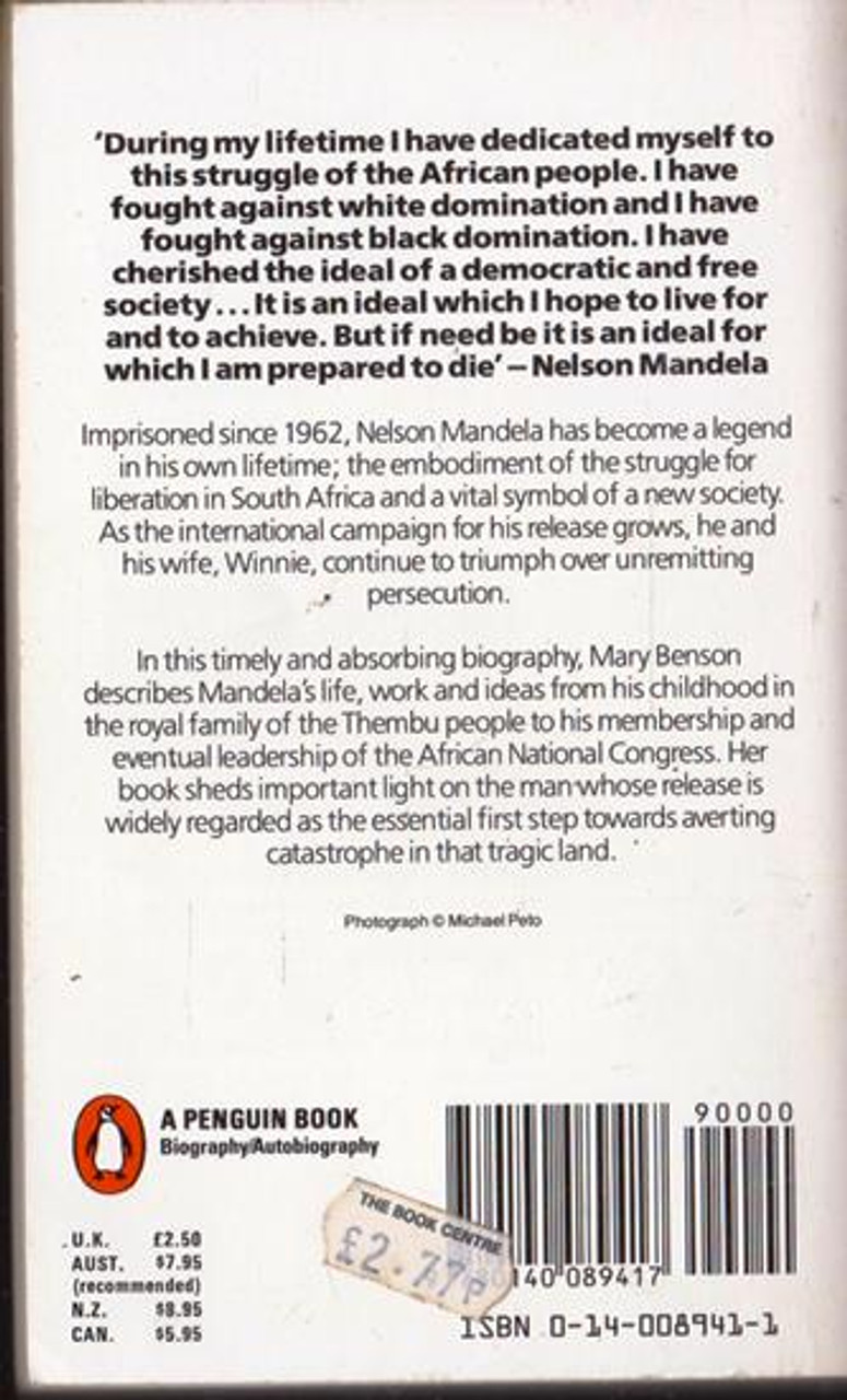 Mary Benson / Nelson Mandela : A Biography