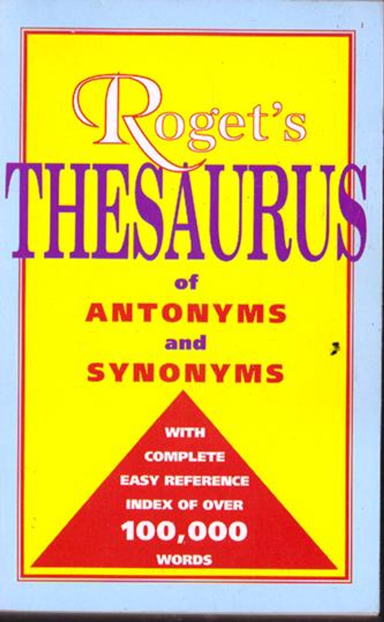 Roget s Thesaurus of Antonyms and Synonyms TheBookshop.ie