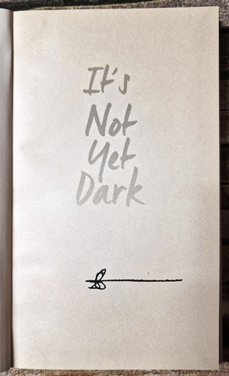 Simon Fitzmaurice / It's Not Yet Dark (Signed by the Author) (Hardback)