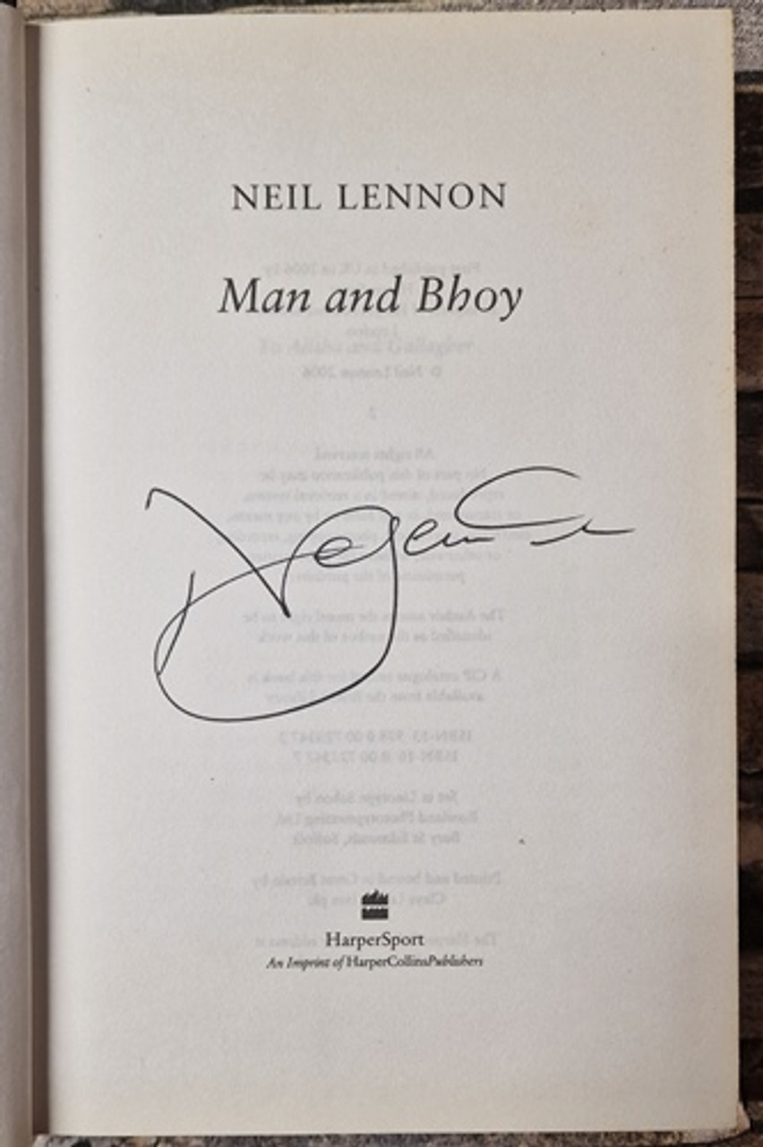 Neil Lennon / Man and Bhoy (Signed by the Author) (Hardback)