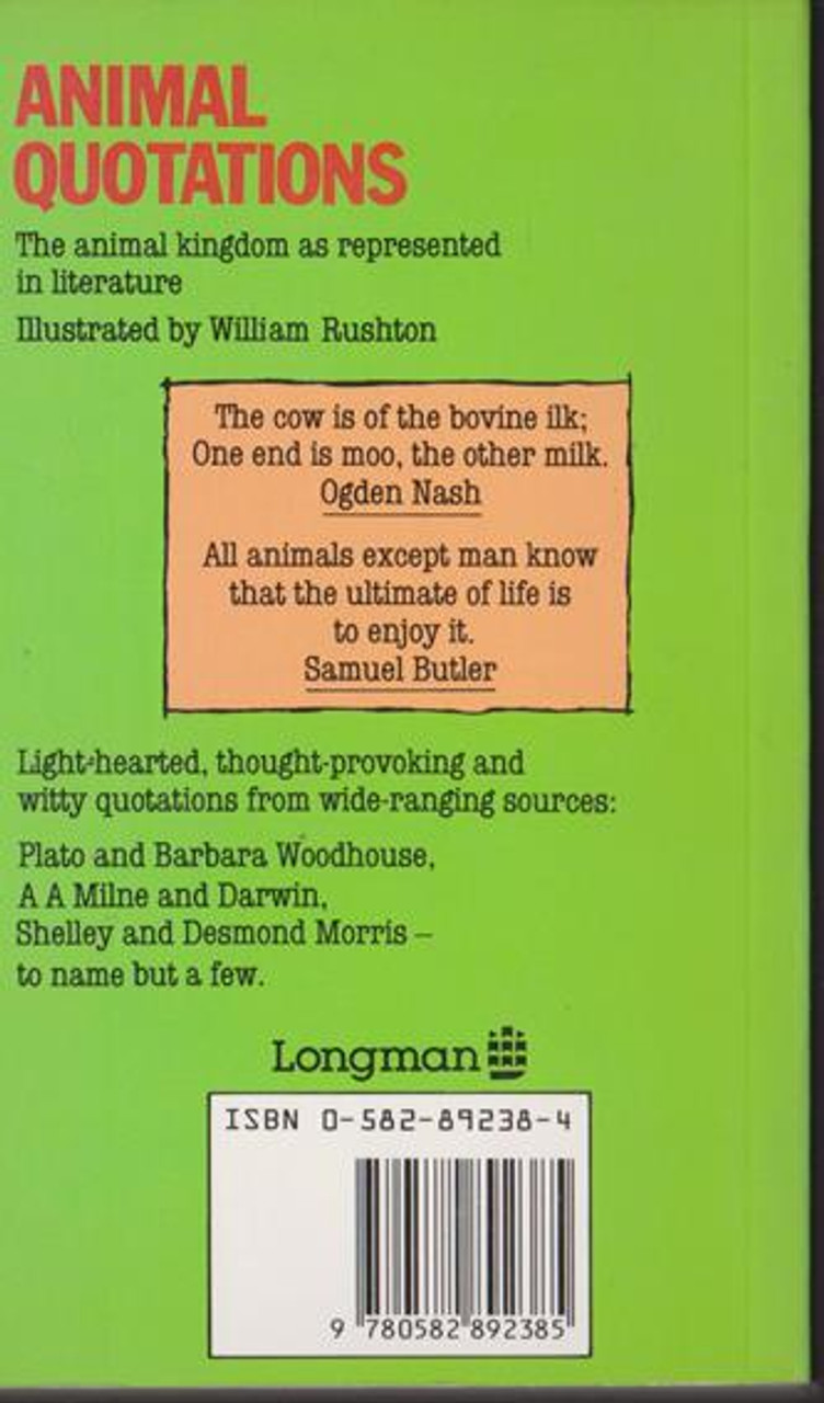 G F Lamb / Animal Quotations