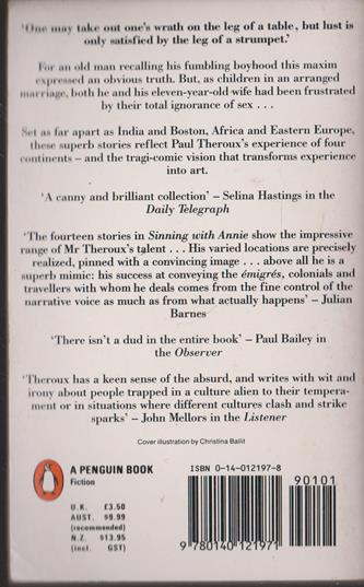 Paul Theroux / Sinning with Annie