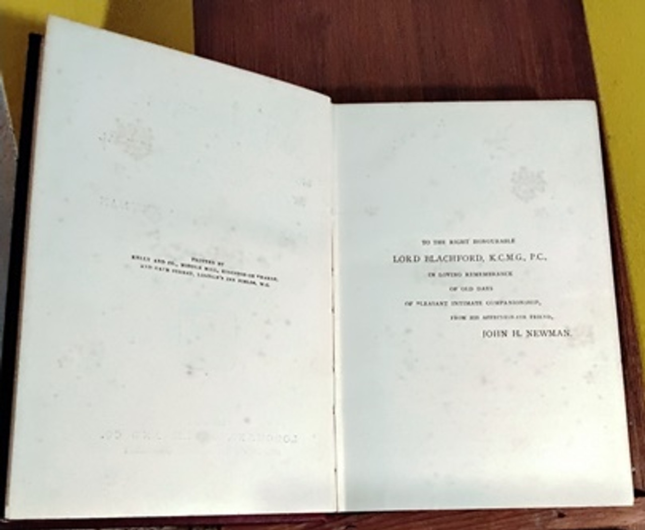 1890 Two Essays on Biblical and on Ecclesiastical Miracles by John Henry Cardinal Newman