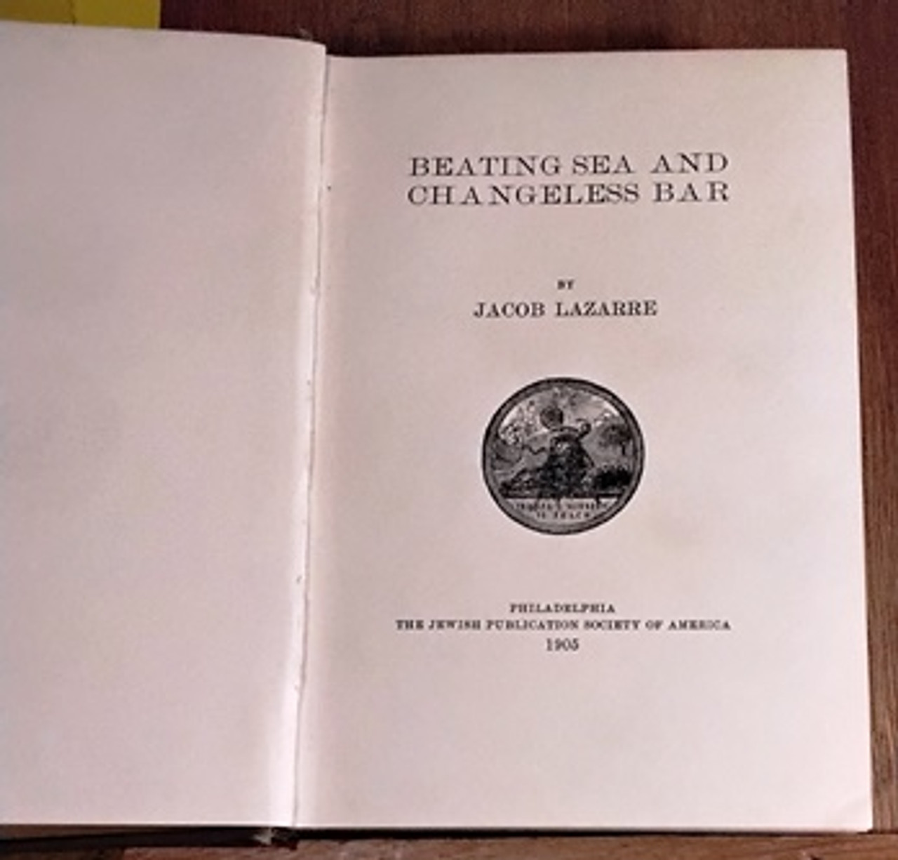 1905 Beating Sea and Changeless Bar by Jacob Lazarre