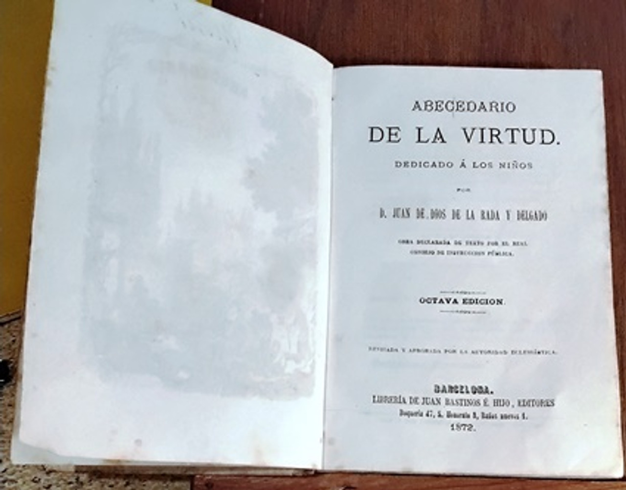 1872 De La Virtud for D. Juan De Dios