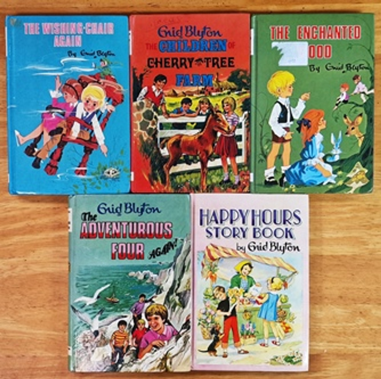 Enid Blyton: Vintage Hardbacks Dean & Son printers (5 Hardback Book Collection)