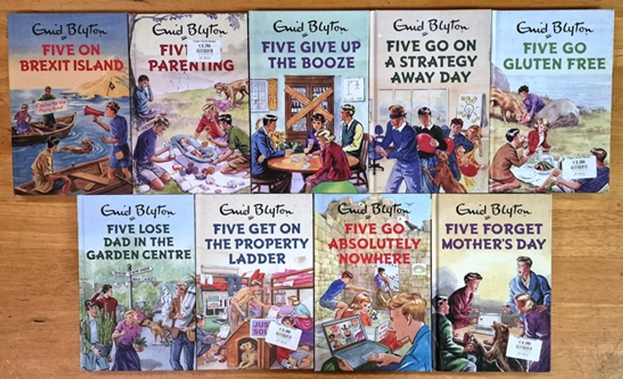 Enid Blyton: The New Famous Five by Bruno Vincent (9 Hardback Book Collection)
