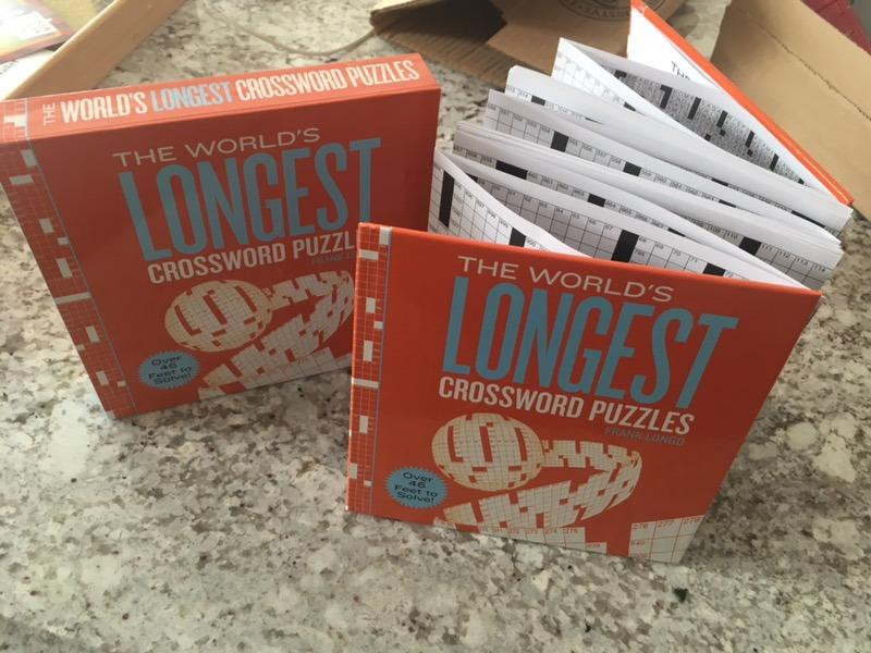 Frank longo - the world's longest crossword puzzles - brand new sealed -  thebookshop.ie