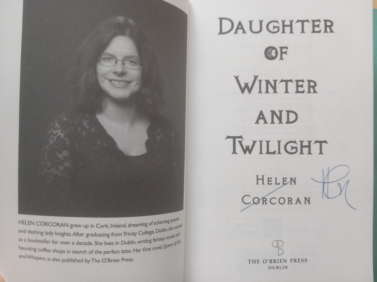Helen Corcoran - Daughter of Winter and Twilight - PB - SEPTEMBER 2023  - BRAND NEW - SIGNED