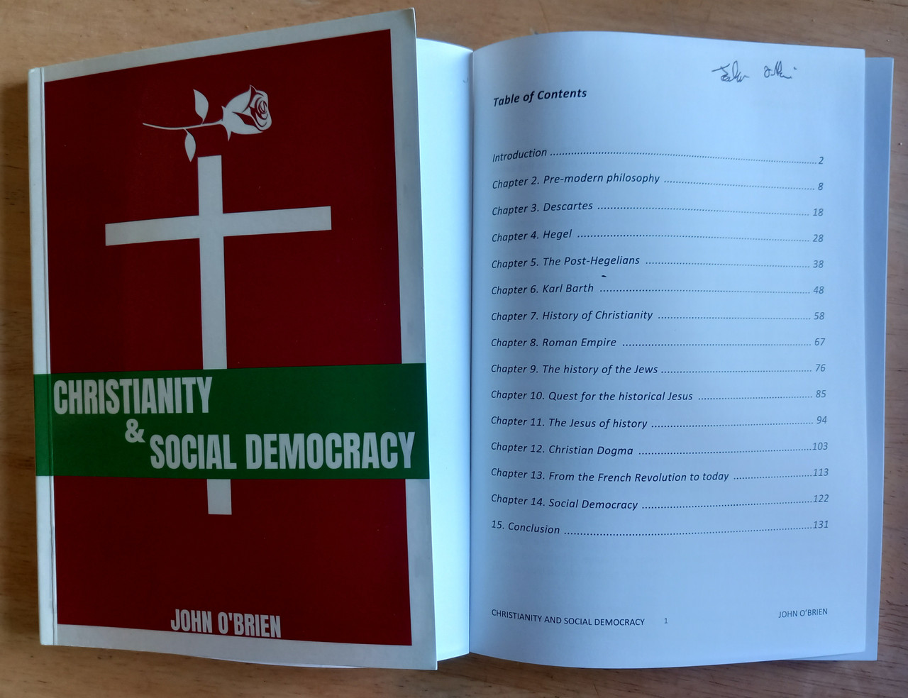 John O'Brien - Christianity & Social Democracy - PB - BRAND NEW SIGNED