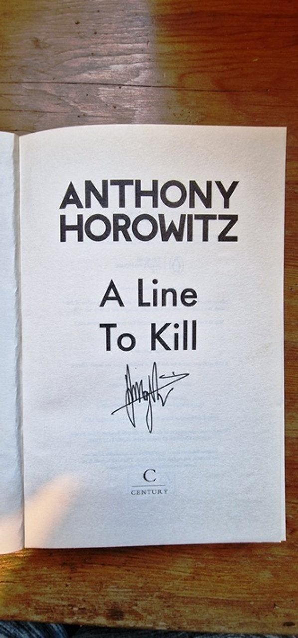 Anthony Horowitz / A Line To Kill (Signed by the Author) (Large Paperback)