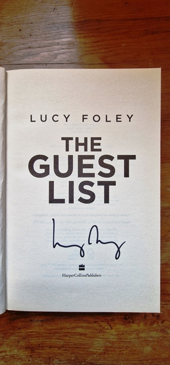 Lucy Foley / The Guest List. (Signed by the Author) (Large Paperback)