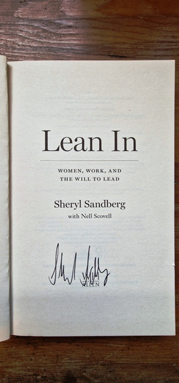 Sheryl Sandberg / Lean In (Signed by the Author) (Large Paperback)