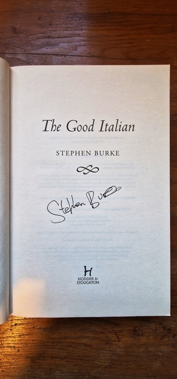 Stephen Burke / The Good Italian (Signed by the Author) (Large Paperback)