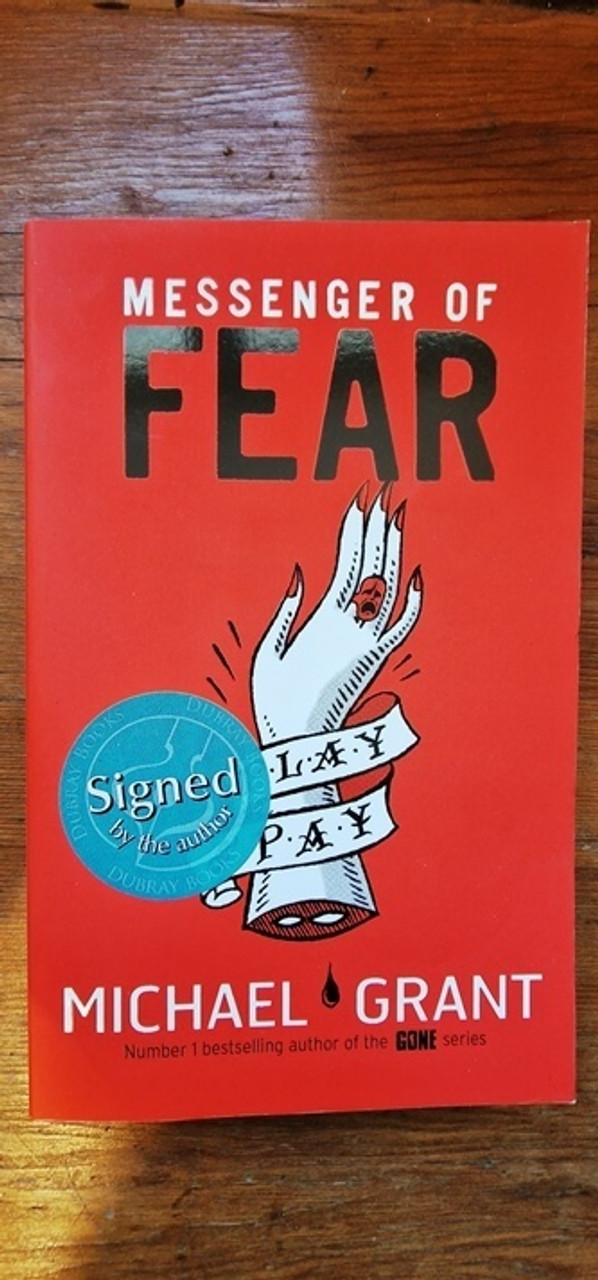 Michael Grant / Messenger of Fear (Signed by the Author) (Large Paperback)