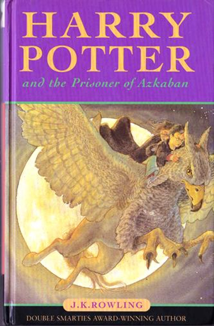 Rowling, J.K / Harry Potter and the Prisoner of Azkaban (Hardback) (Cover Illustration Cliff Wright) (Adalbert Waffling Mistake) (Strapline: Double Smarties Award-Winning Author)