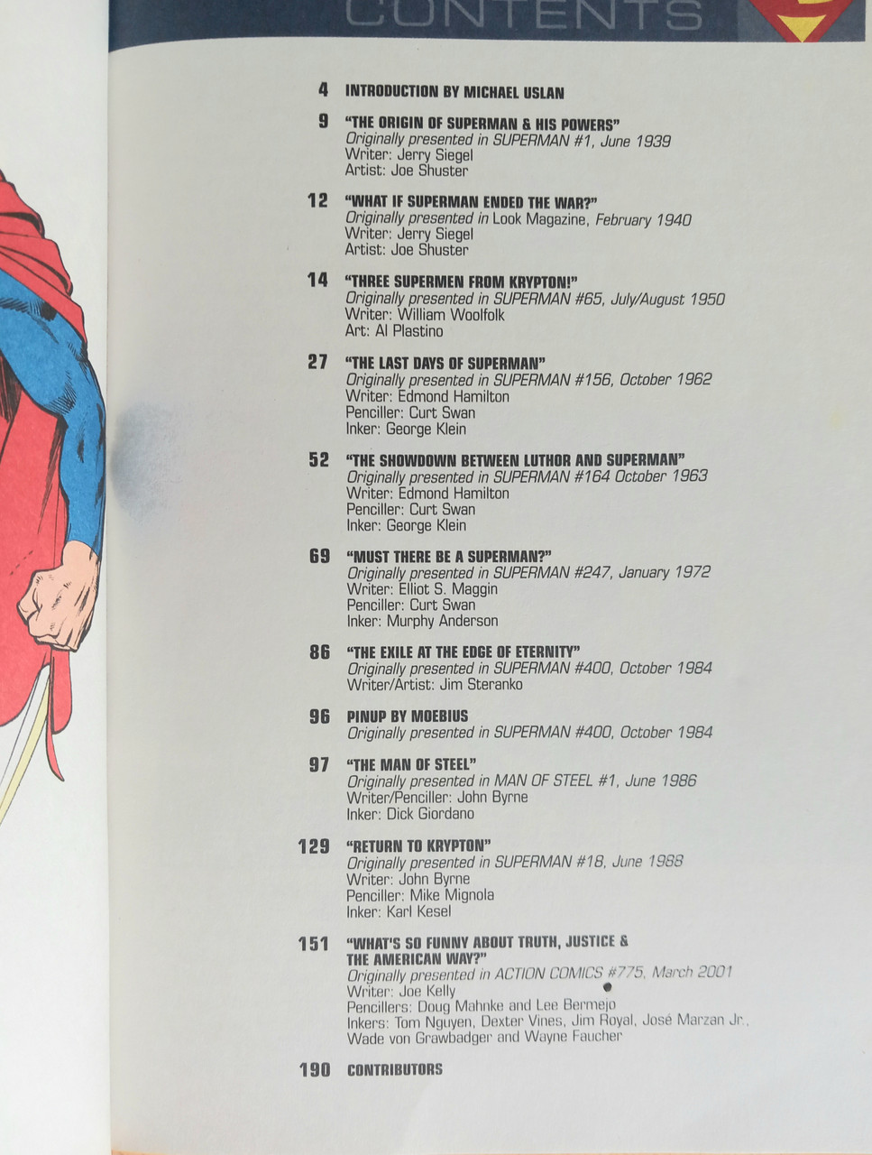 DC Comics - Superman : The Greatest Stories Ever Told : An Anthology 1939-2001 - PB